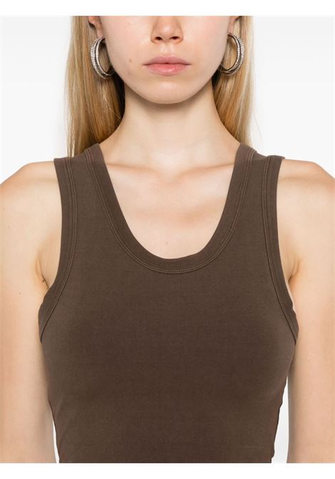 Brown scoop-neck tank top Entire Studios - women ENTIRE STUDIOS | ES2267BT